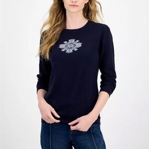 Nautica Jeans
Women's Cotton Snowflake Sweater
